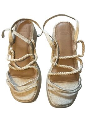 ASOS DESIGN platform rope sandals